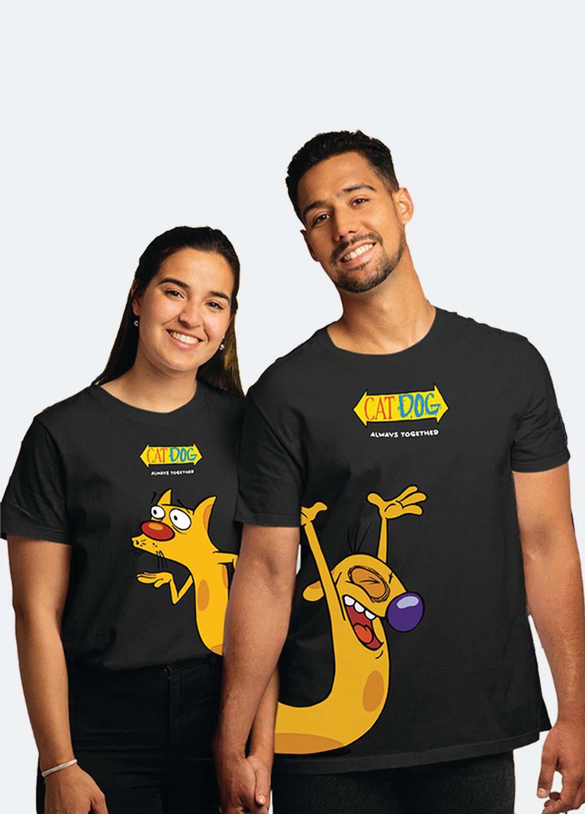 Purr & Woof Forever – Couple Combo – Matching T-Shirts
