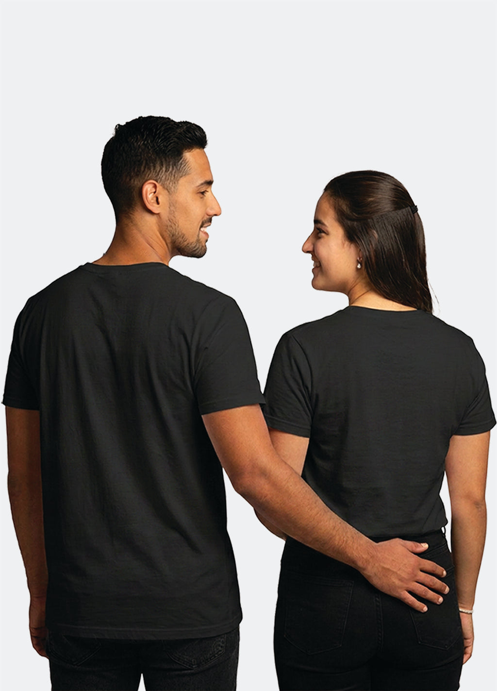 Purr & Woof Forever – Couple Combo – Matching T-Shirts