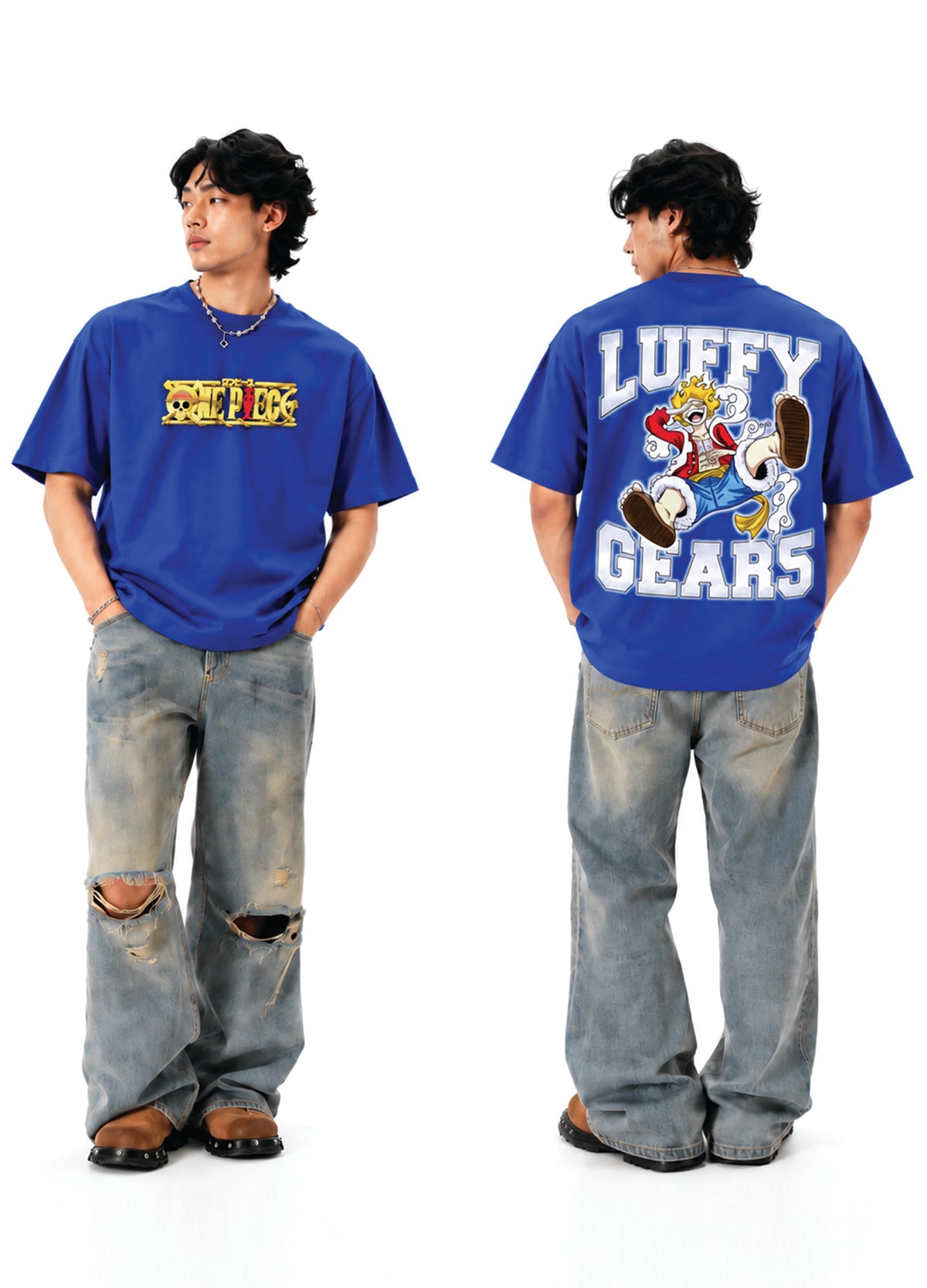 Luffy Gear 5 – Anime Oversized  Tees