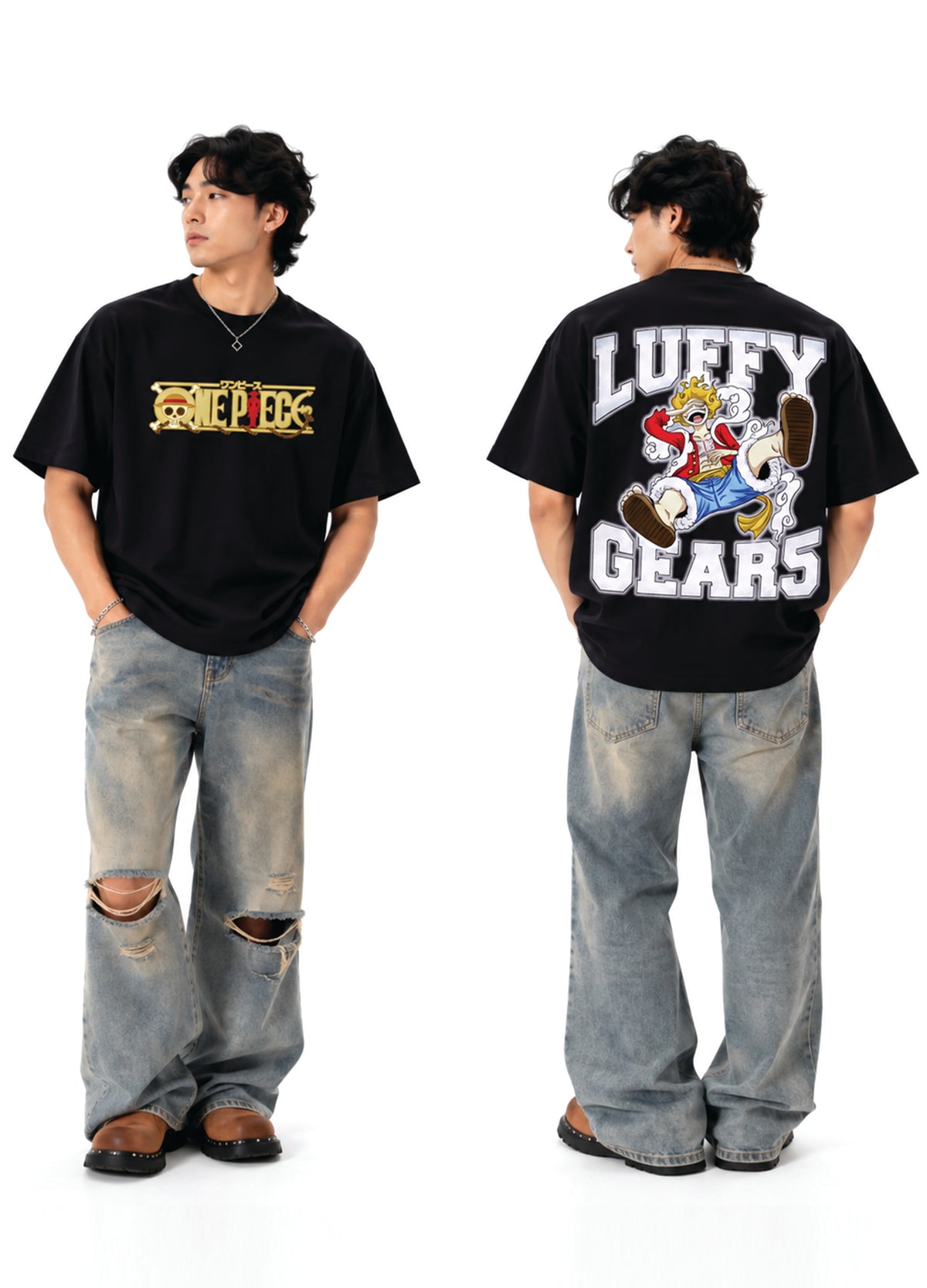 Luffy Gear 5 – Anime Oversized  Tees