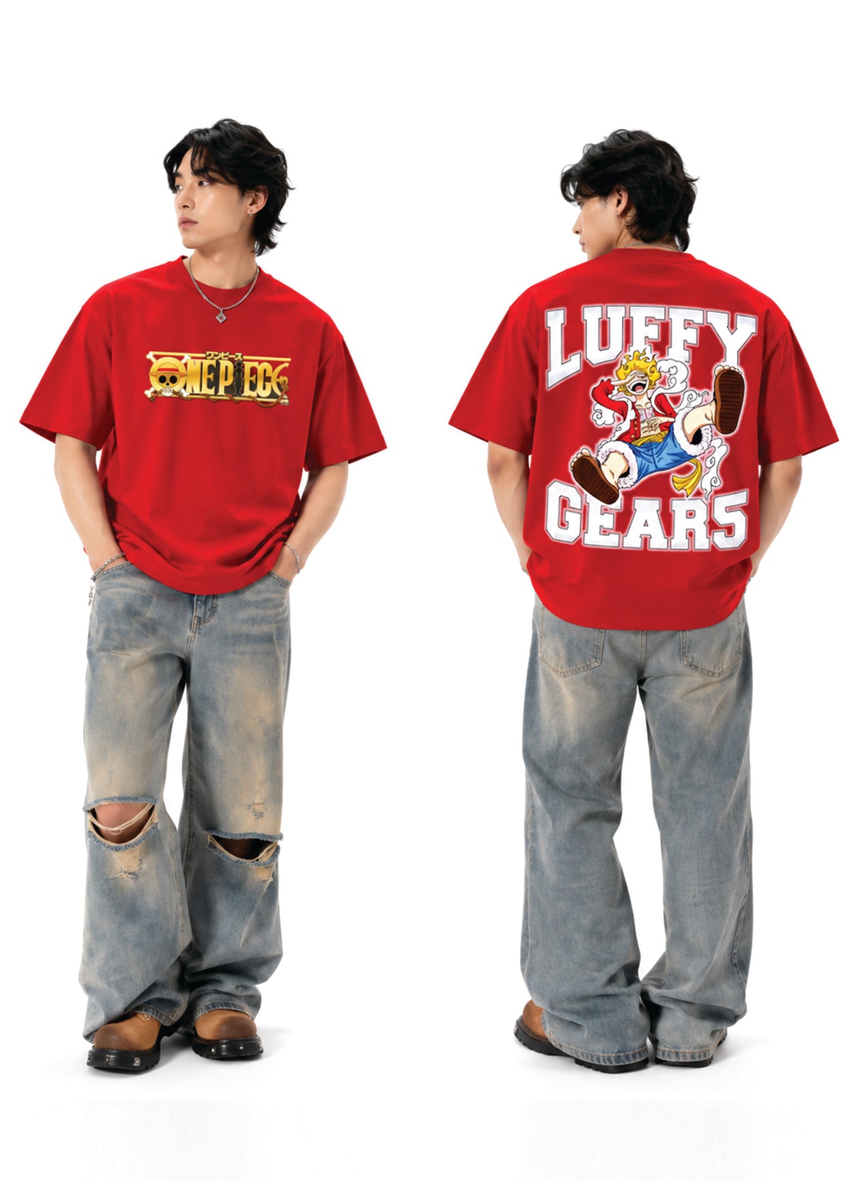 Luffy Gear 5 – Anime Oversized  Tees