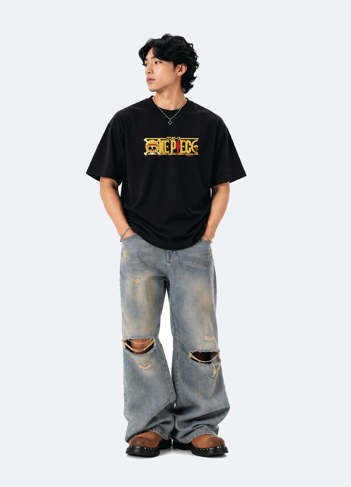 Luffy Gear 5 – Anime Oversized  Tees