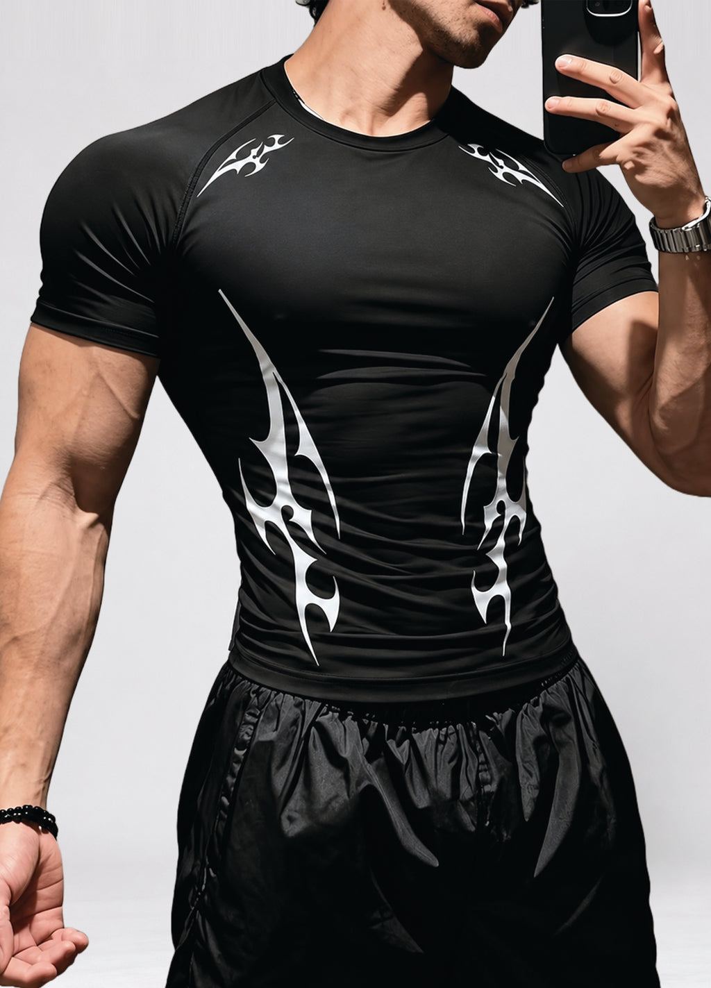 Men’s Athletic Compression T-Shirt | Quick Dry Fitness & Running Workout