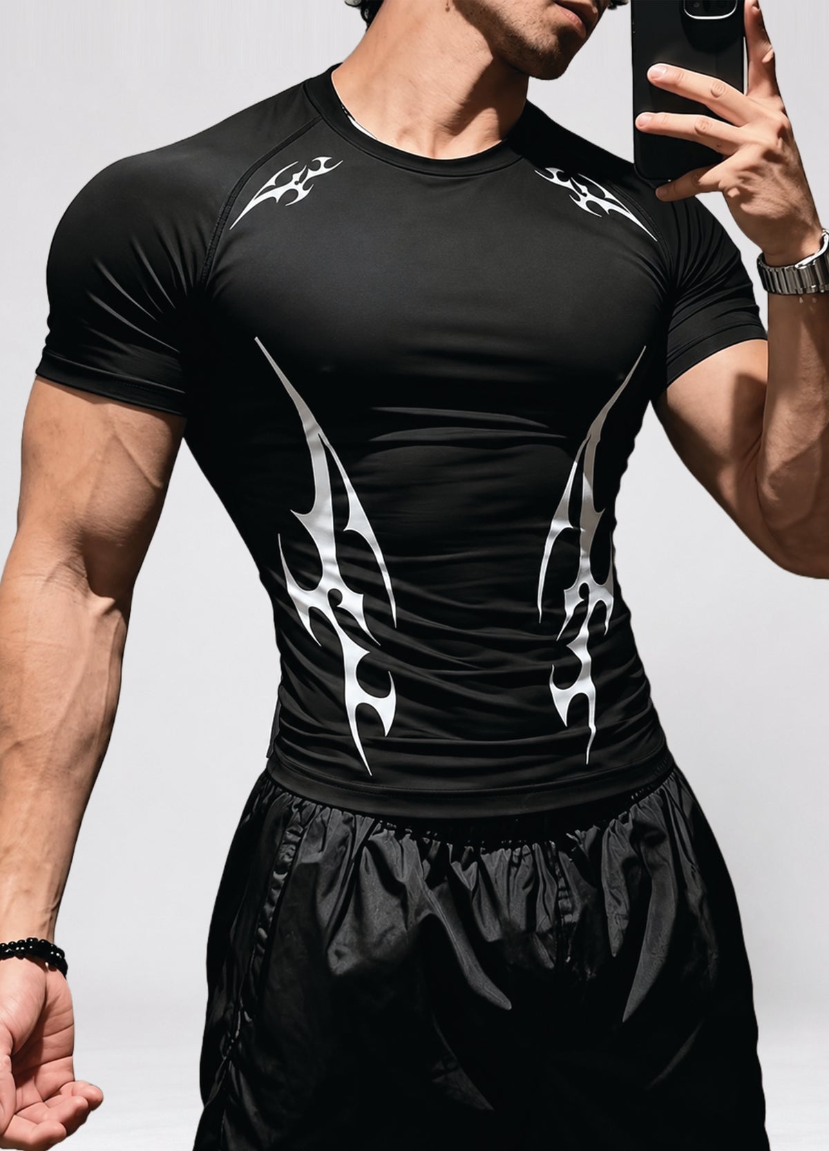 Men’s Athletic Compression T-Shirt | Quick Dry Fitness & Running Workout