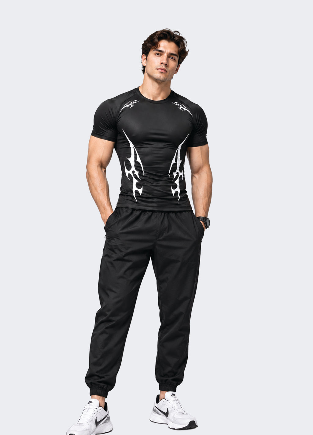 Men’s Athletic Compression T-Shirt | Quick Dry Fitness & Running Workout