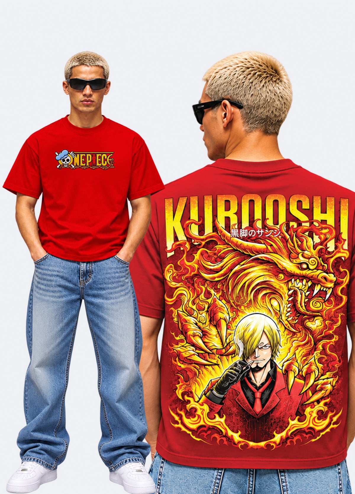 Sanji – One Kick Inferno Tee