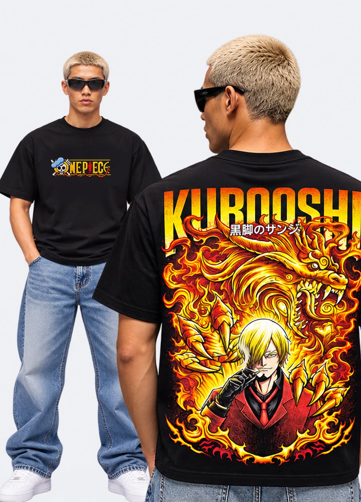 Sanji – One Kick Inferno Tee